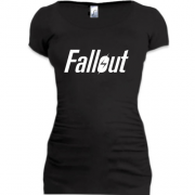 Женская удлиненная футболка Fallout