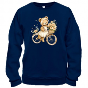 Світшот Плюшевий ведмедик на велосипеді (2)