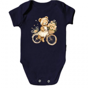 Дитячий боді Плюшевий ведмедик на велосипеді (2)