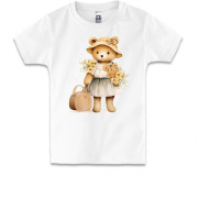 Дитяча футболка Ведмедик Тедді з сумкою