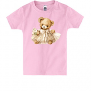 Дитяча футболка Плюшевий ведмедик у сукні