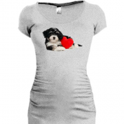 Подовжена футболка Мальтипу з подушкою-серцем