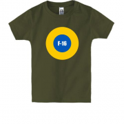 Дитяча футболка Ukrainian air force F-16