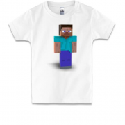 Дитяча футболка Minecraft Стів (2)