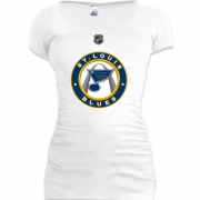 Женская удлиненная футболка Saint Louis Blues 2