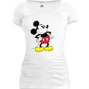 Женская удлиненная футболка Mickey Mouse