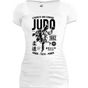 Подовжена футболка Judo постер