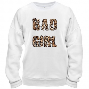Свитшот с леопардовым принтом Bad Girl