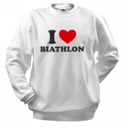 Свитшот Я люблю Биатлон — I love Biathlon