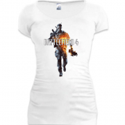 Женская удлиненная футболка Battlefield 4