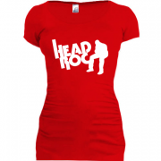 Женская удлиненная футболка DC - Head Rock