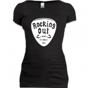 Женская удлиненная футболка Rocking Out