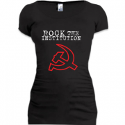 Женская удлиненная футболка Rock the Institution