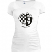 Женская удлиненная футболка SKA
