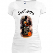 Женская удлиненная футболка Jack Daniels (2)