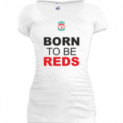 Женская удлиненная футболка Born To Be Reds