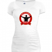 Женская удлиненная футболка Spirit of Shankly