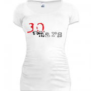 Женская удлиненная футболка Thirty seconds