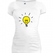 Женская удлиненная футболка Идея