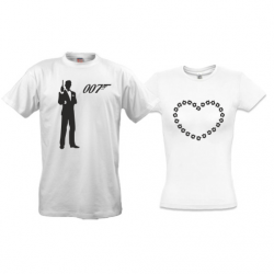 Парные футболки Агент 007