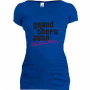 Женская удлиненная футболка GTA Vice City Stories 2