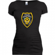 Женская удлиненная футболка Police Department