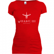 Женская удлиненная футболка Quake 3 Arena 2