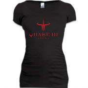 Женская удлиненная футболка Quake 3 Arena