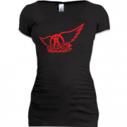 Женская удлиненная футболка Aerosmith 2