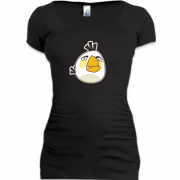 Женская удлиненная футболка White bird