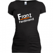 Женская удлиненная футболка Franz Ferdinand