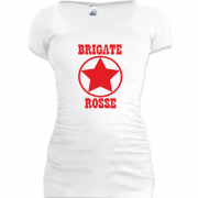 Подовжена футболка Brigate Rose
