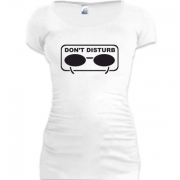 Женская удлиненная футболка Dont disturb