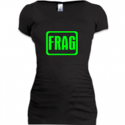Женская удлиненная футболка Frag