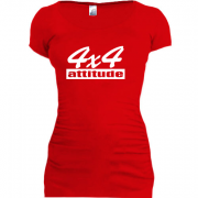 Женская удлиненная футболка 4x4 Attitude