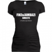 Женская удлиненная футболка Fike & Jambazi