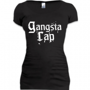 Женская удлиненная футболка Gangsta Rap