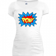 Женская удлиненная футболка POW!