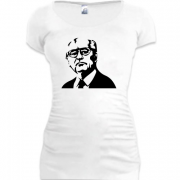 Женская удлиненная футболка Горбачев