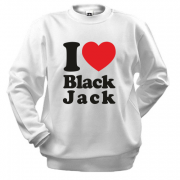 Свитшот I love Black Jack