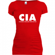Женская удлиненная футболка CIA