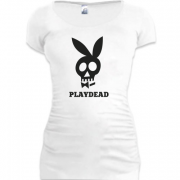 Женская удлиненная футболка Playdead