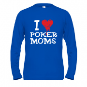 Чоловічий лонгслів Poker I love moms