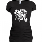 Женская удлиненная футболка Джокер