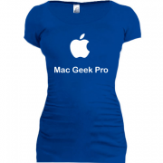 Женская удлиненная футболка Mac Geek Pro