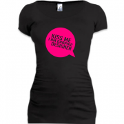 Женская удлиненная футболка Я - дизайнер