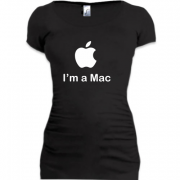 Женская удлиненная футболка I'm a Mac