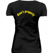 Женская удлиненная футболка Dean's property