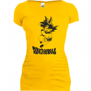 Женская удлиненная футболка драконий жемчуг
