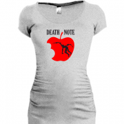 Женская удлиненная футболка тетрадь смерти